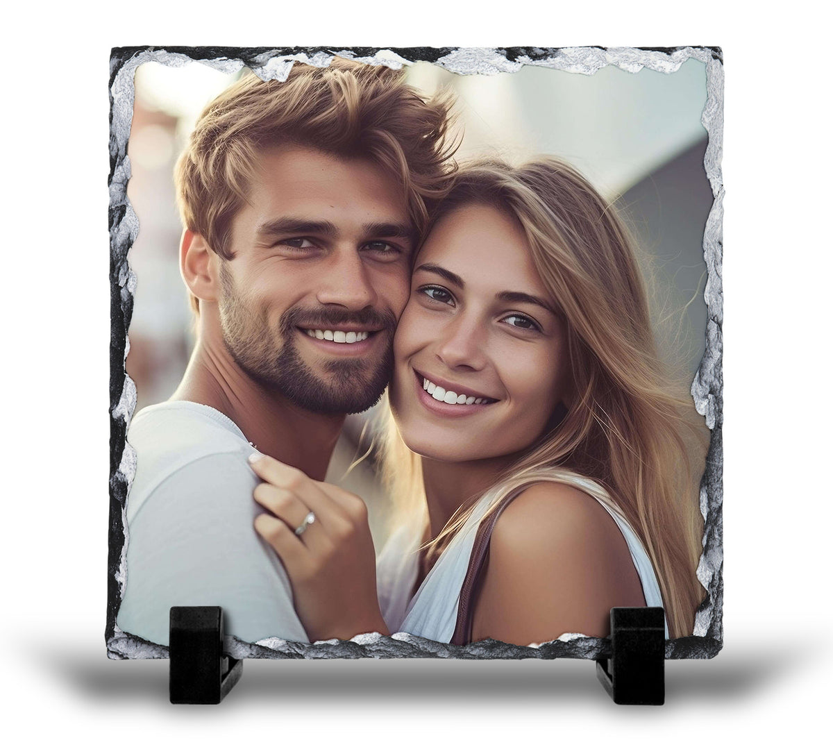 Personalised Photo Gift Rock Slate