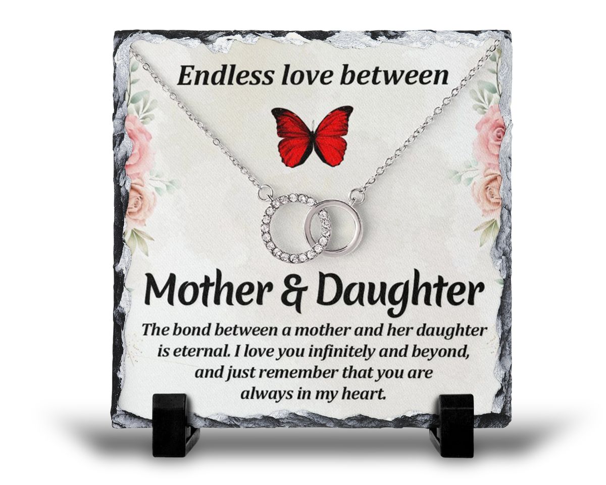 Mother & Daughter Gift Rock Slate